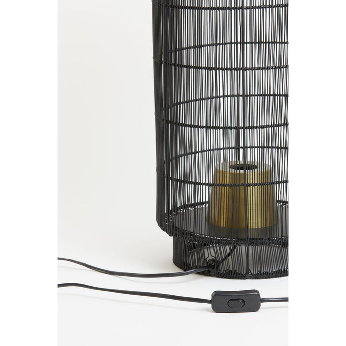 Light & Living Tafellamp Gruaro - Zwart - Ø24cm