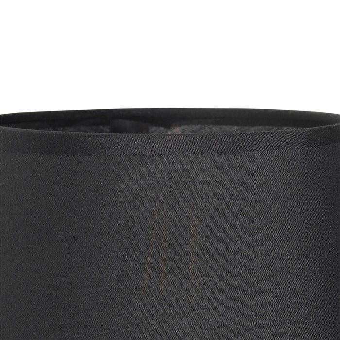 QAZQA Moderne wandlamp messing met zwart - Pluk