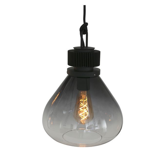 Steinhauer - Flere - hanglamp 6 lichts - smoke glas