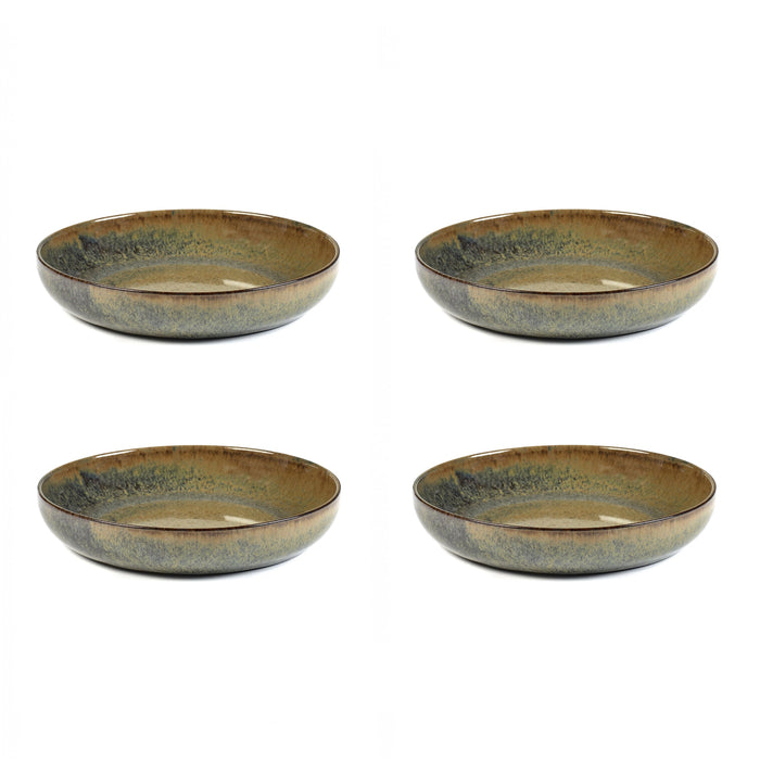 SERAX - Sergio Herman - Surface Diep Bord 4 st. - Ø 21 cm