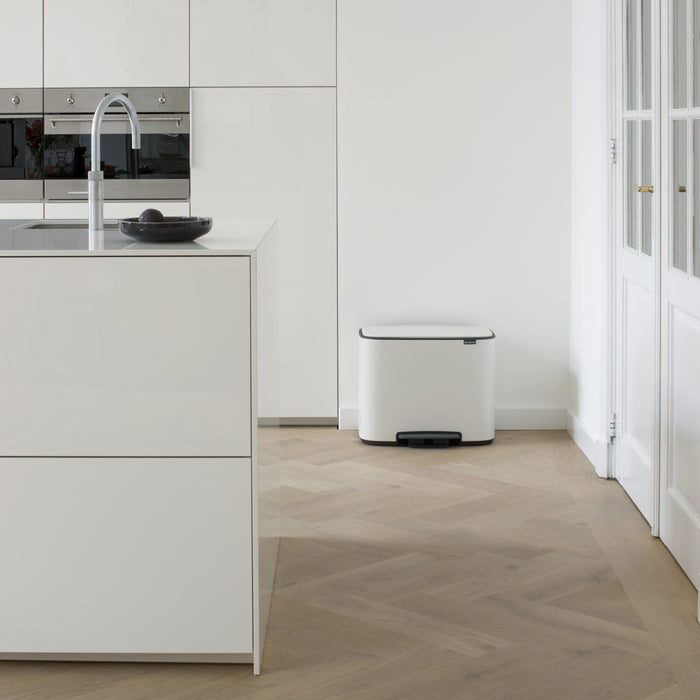 Brabantia Bo Pedaalemmer 11 +  23 L - Wit