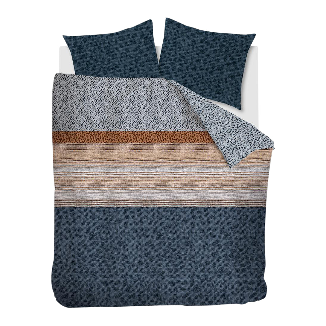 Beddinghouse Feis Dekbedovertrek 200 x 220 cm - Blauw
