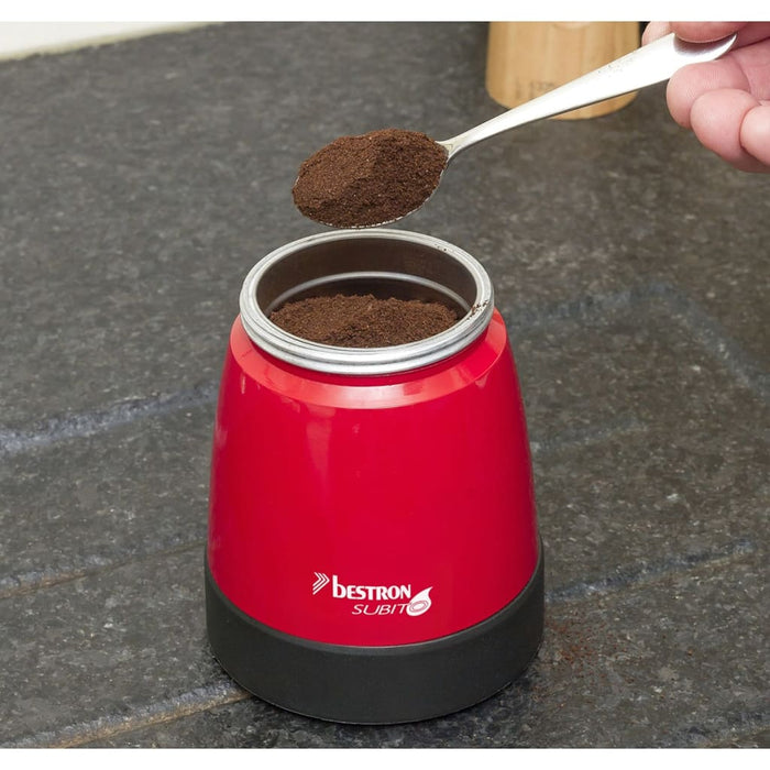 Bestron Espressoapparaat 6 kopjes 480 W rood AES 480