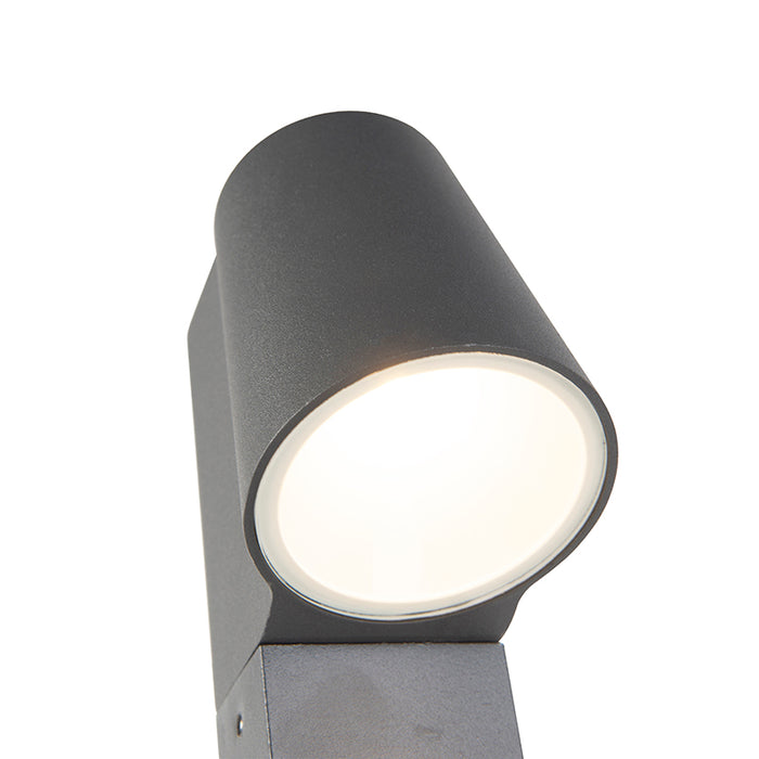 QAZQA Moderne staande buitenlamp antraciet incl. LED - Uma