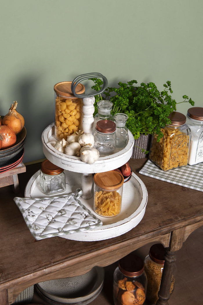 Clayre & Eef Voorraadpot Ø 8x10 cm Glas