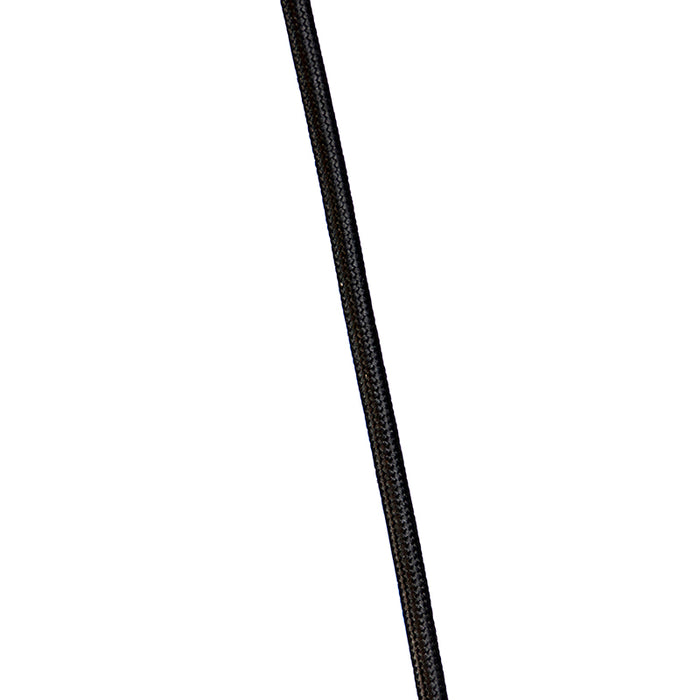 QAZQA Art deco hanglamp messing met blauwe glazen - Pallon