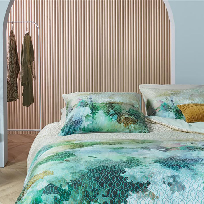 Kardol & Verstraten Metamorphose Dekbedovertrek 240 x 200/220 cm - Blauw/Groen