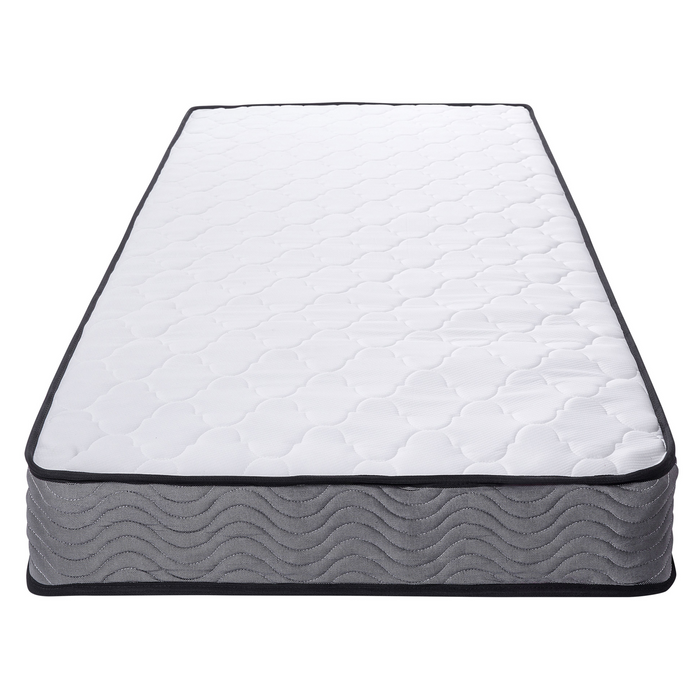 Beliani-BLISS-Pocketveringmatras stevig-Crème-80 x 200 cm-Polyester