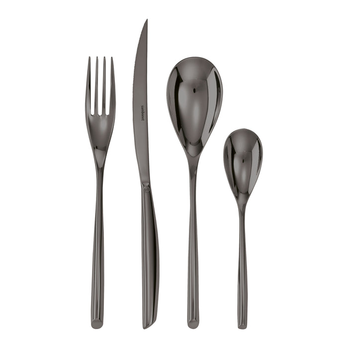 Sambonet Bamboo Bestekset 24-delig - Zwart