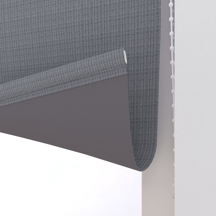 Rolgordijn Easy Blended Verduisterend Steel Grey 130 x 190
