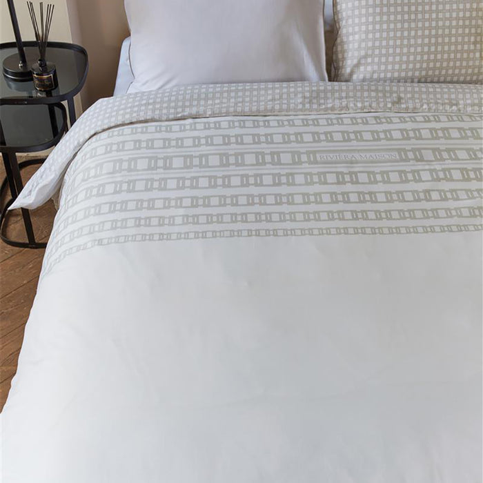 Rivièra Maison Syros Dekbedovertrek 260 x 200/220 cm - Zand