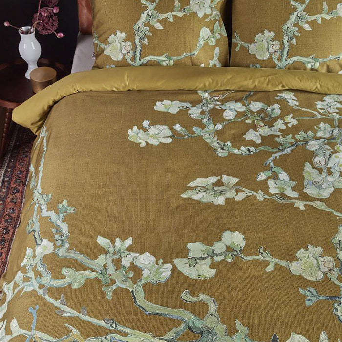 Beddinghouse x Van Gogh Museum Blossoming Dekbedovertrek 140 x 200/220 cm - Oker