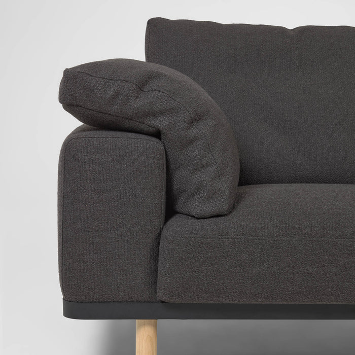 Kave Home Noa 3-zitsbank Grijs