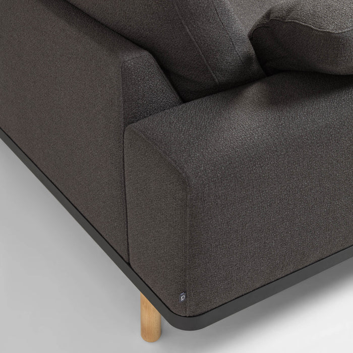 Kave Home Noa 3-zitsbank Grijs