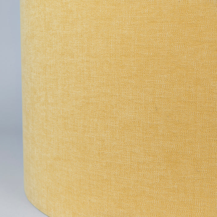 QAZQA Lampenkap cilinder stof - Geel - Modern - D 500mm