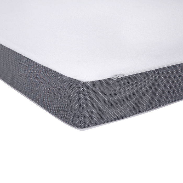 Beliani - COMFY - Matrastopper - Grijs 90 x 200 cm - Polyester