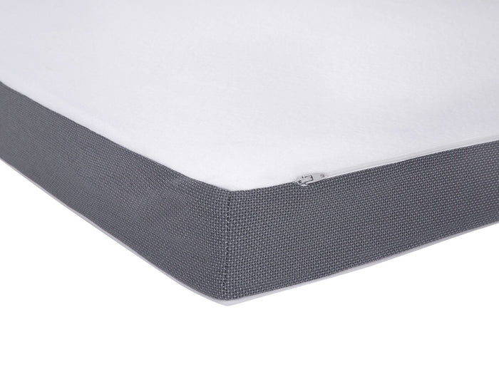 Beliani - COMFY - Matrastopper - Grijs 90 x 200 cm - Polyester