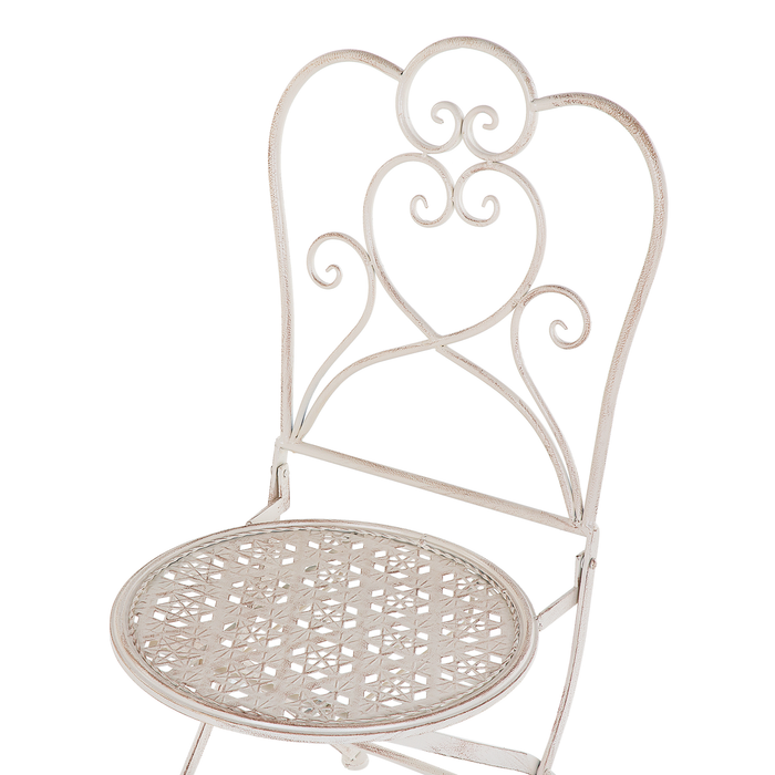 Beliani - TRIESTE - Bistroset voor 2 - Beige - IJzer