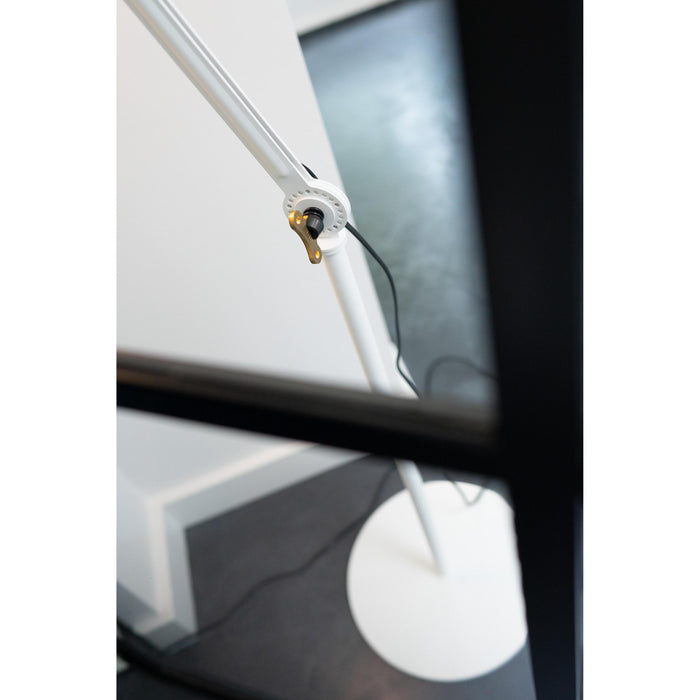 Bolt 1 Arm vloerlamp Pure White
