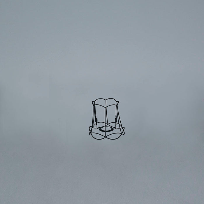 QAZQA Metalen lampenkap zwart 15|14 - Granny Frame