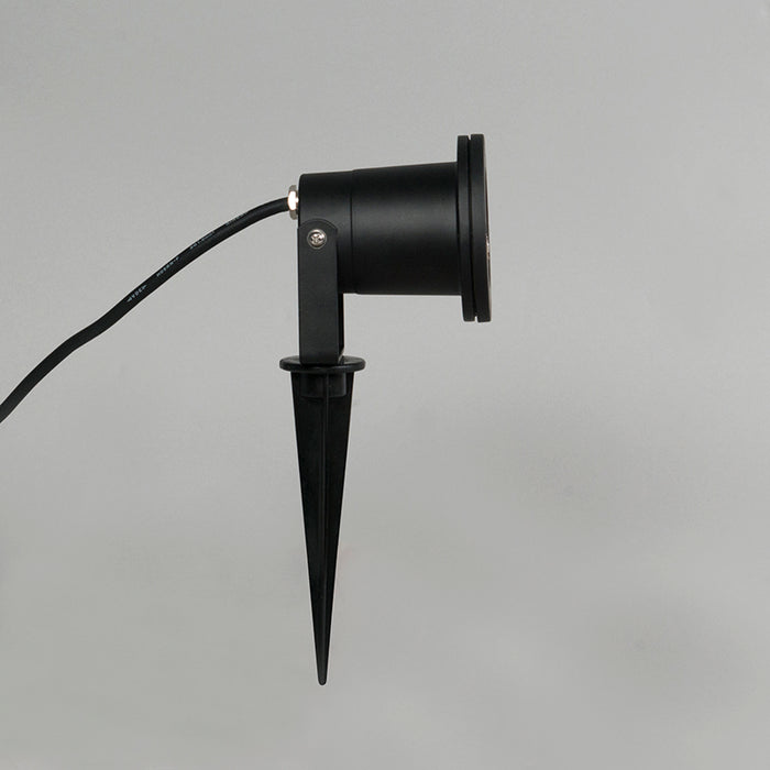QAZQA Tuinspot zwart incl. snoer en stekker 200 cm IP65 - Basic
