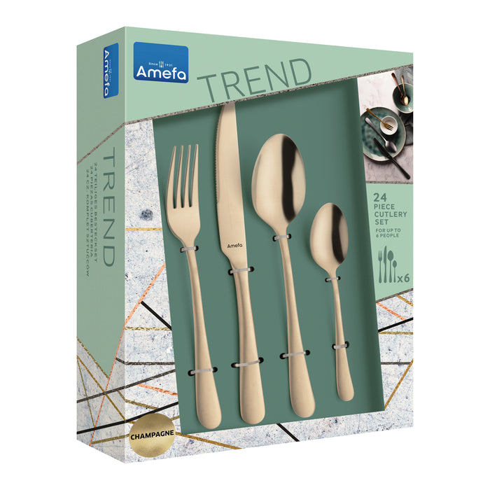 Amefa Austin Bestekset 24-delig - Champagne