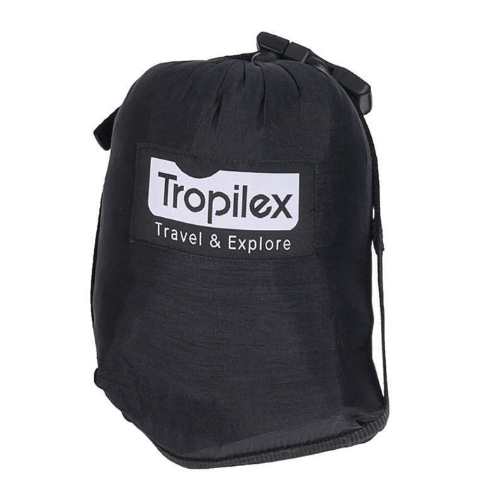Tropilex® Reishangmat Tweepersoons Travel Black Zwart