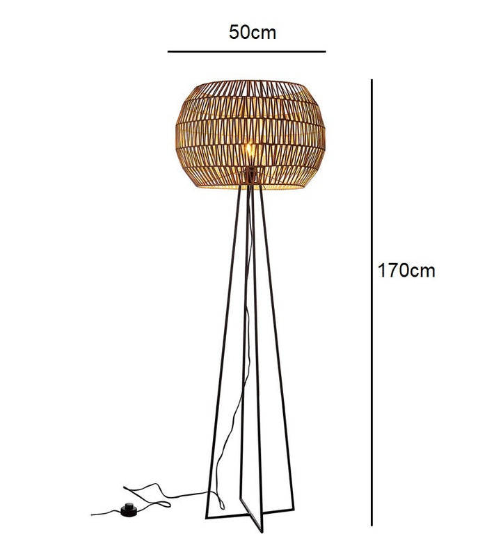 Villaflor Vloerlamp Madura Rotan 170cm