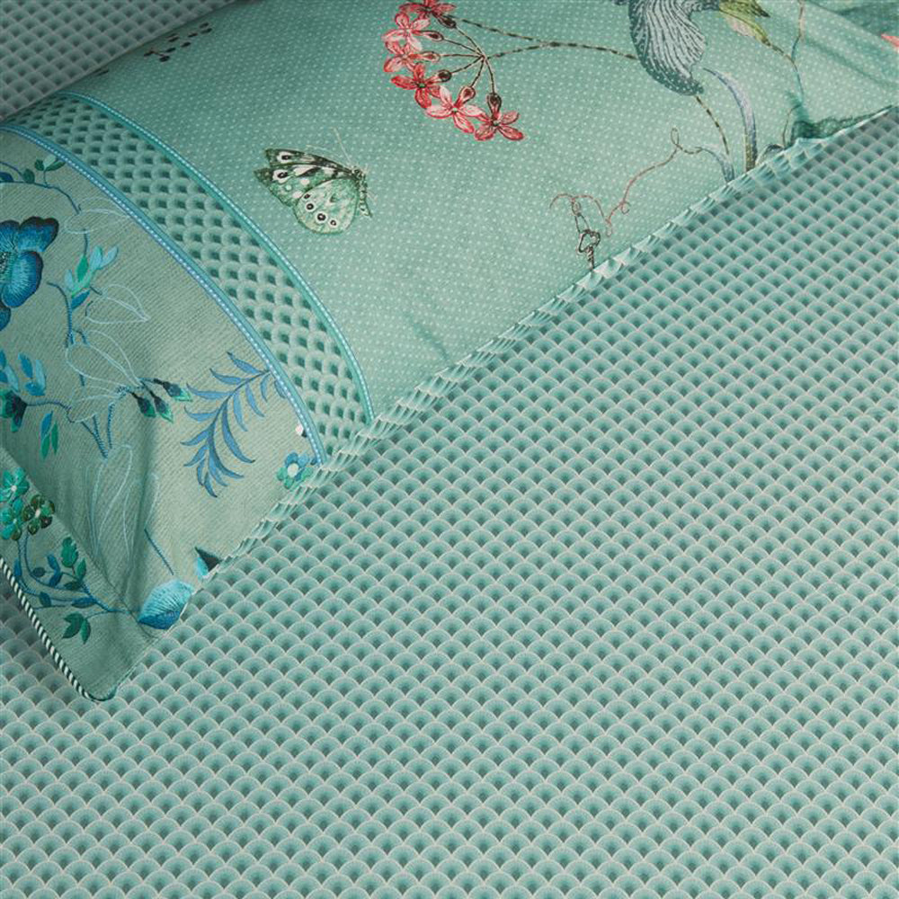 Pip Studio Suki Hoeslaken 180 x 200/220 cm - Groen