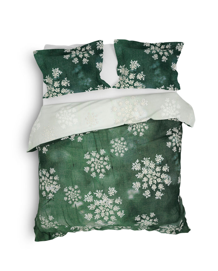 Heckett Lane Dekbedovertrek Katoen Eleri - shale green