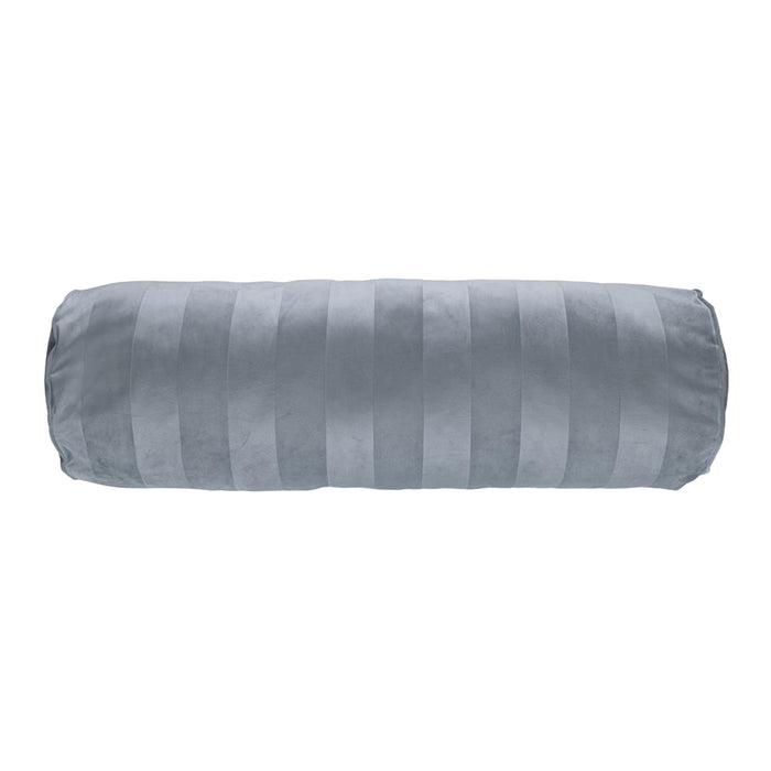 KAAT Amsterdam Softy Stripe Sierkussen 22 x 70 cm - Blauw/Grijs
