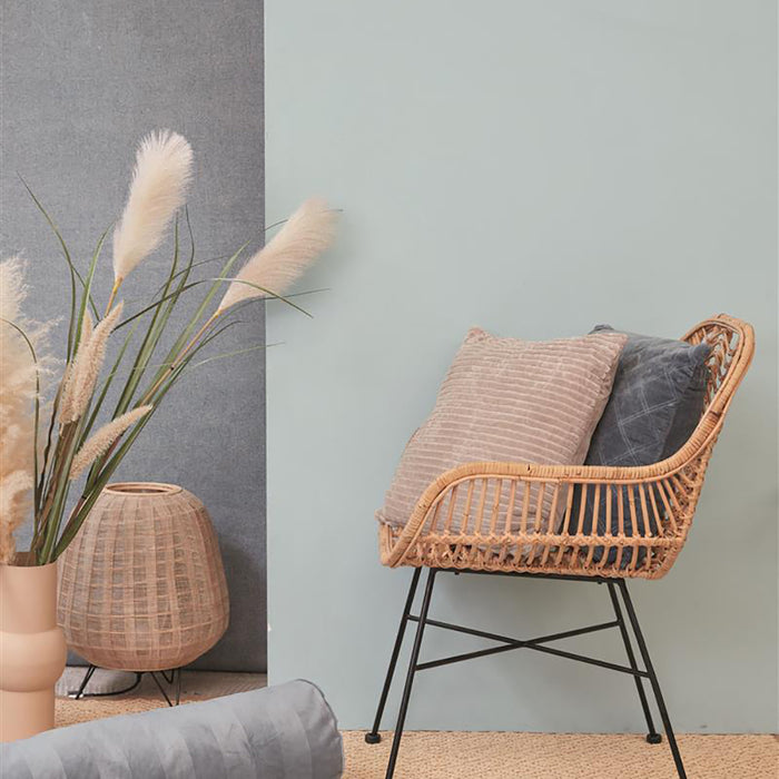 KAAT Amsterdam Softy Stripe Sierkussen 22 x 70 cm - Blauw/Grijs