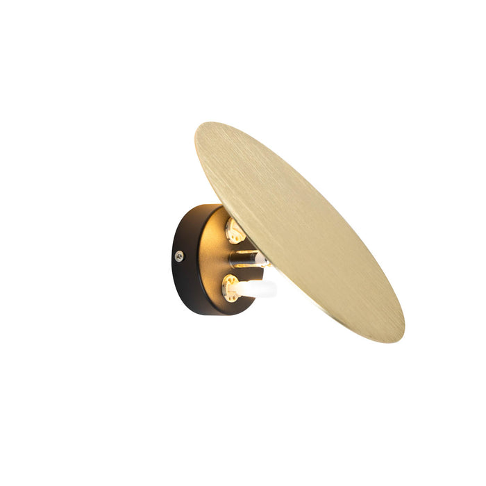 QAZQA Design wandlamp goud kantelbaar - Pulley