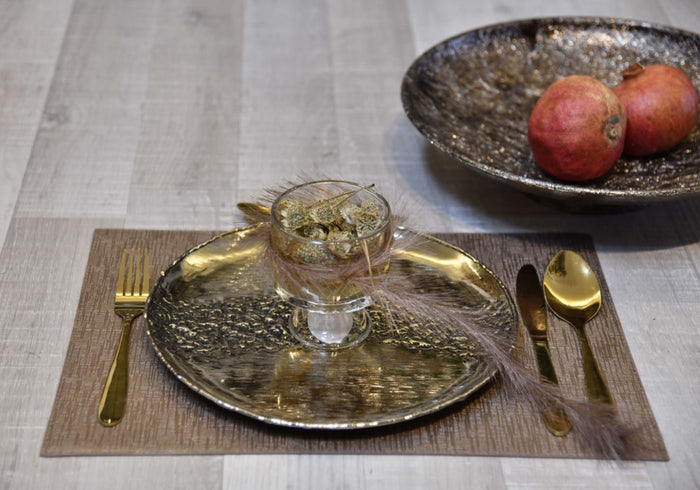 Rasteli Placemat Beige L 43 cm B 30 cm Voordeelaanbod van 4 stuks