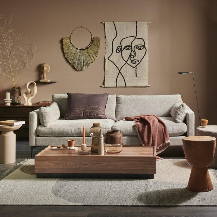 vtwonen Warm Brown Linnen Sierkussen