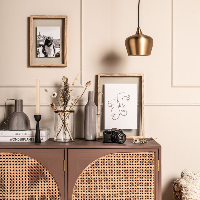 vtwonen Metal Black Kandelaar H 16 cm