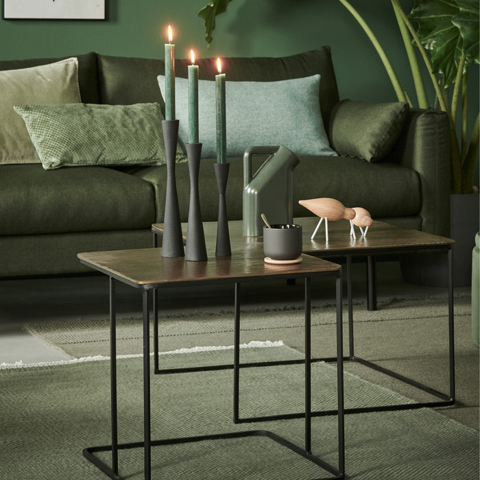 vtwonen Metal Black Kandelaar H 20 cm