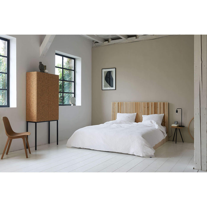 Van Morgen Overtrekset percal katoen white woven 240 x 220 cm