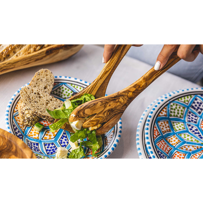 Jay Hill Salade Set Tunea Olijfhout - 4 Stuks