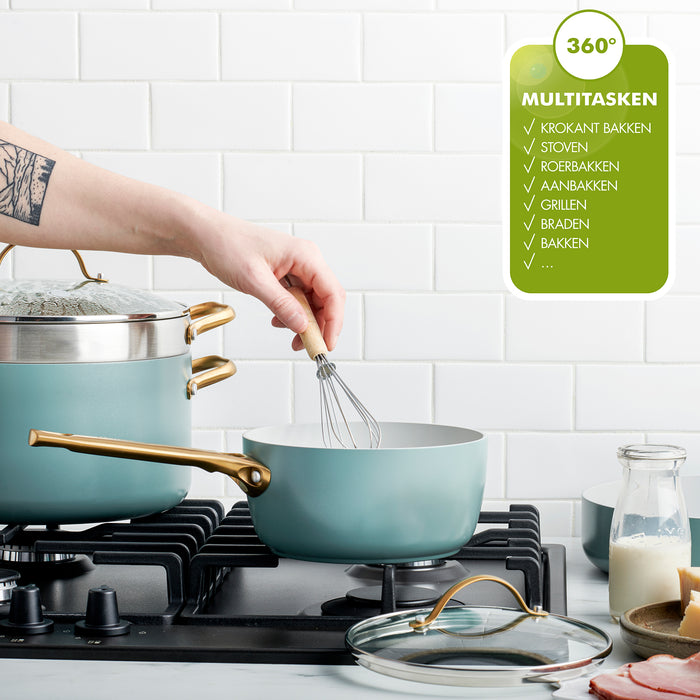 Greenpan Padova Hapjespan met Deksel Ø 28 cm