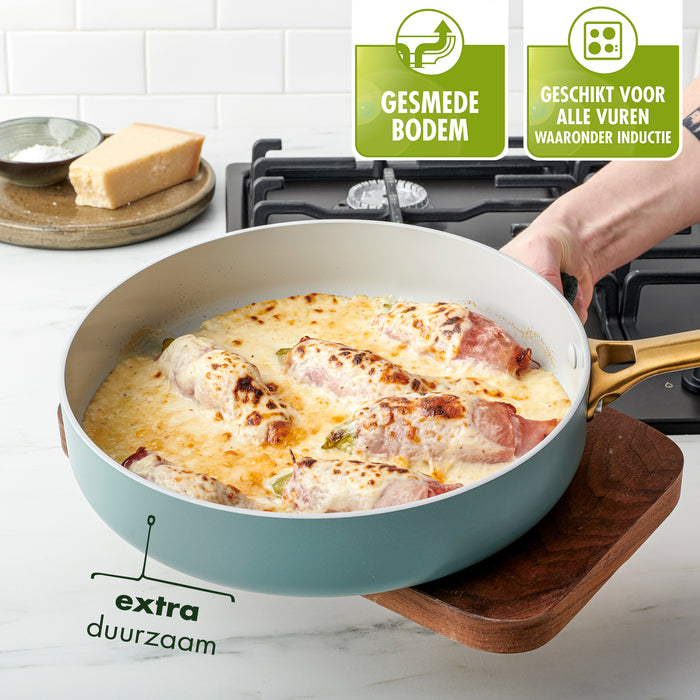 Greenpan Padova Hapjespan met Deksel Ø 28 cm