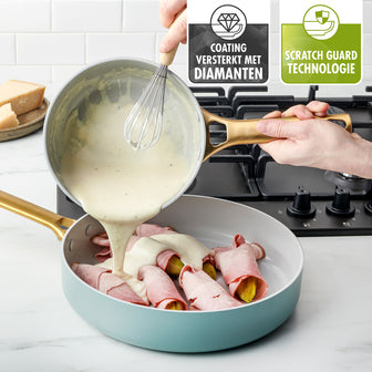 Greenpan Padova Steelpan met Deksel Ø 18 cm