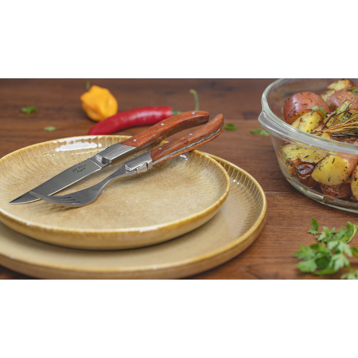 Jay Hill Steakvorken Laguiole - Rozenhout - 6 Stuks
