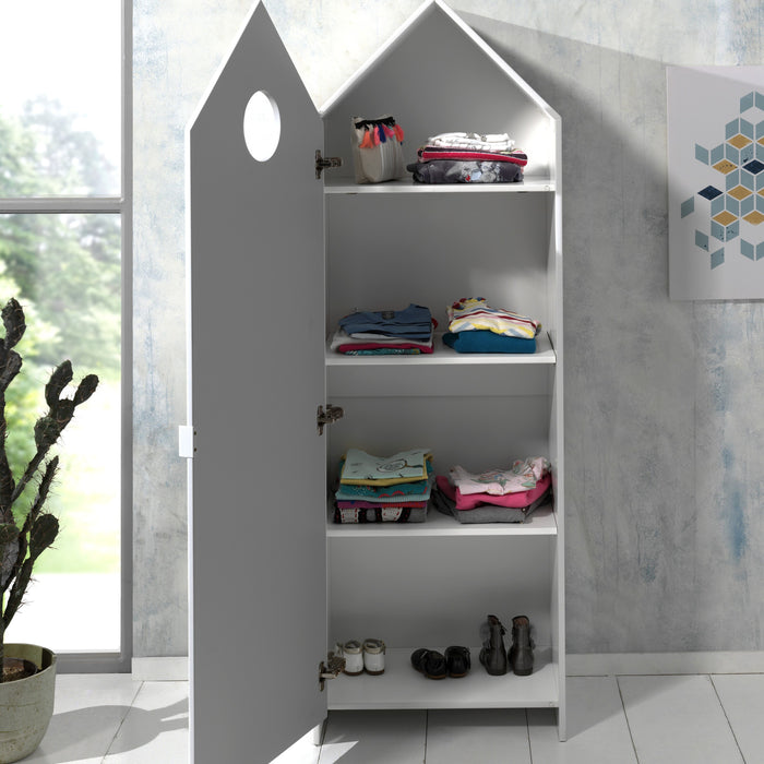Vipack Casami Boekenkast en 2 Kasten met Deur - Wit/Roze