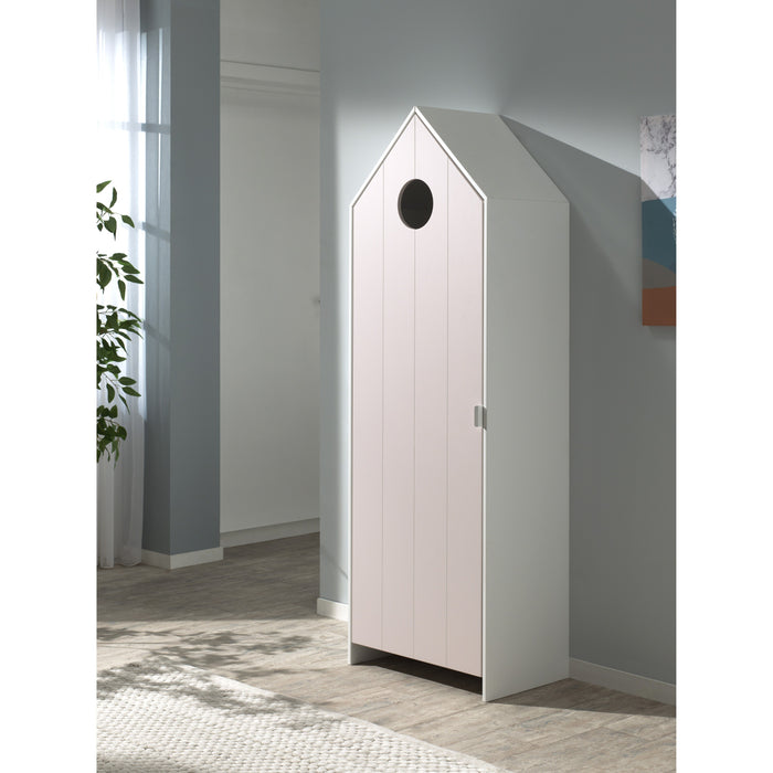 Vipack Casami Boekenkast en 2 Kasten met Deur - Wit/Roze
