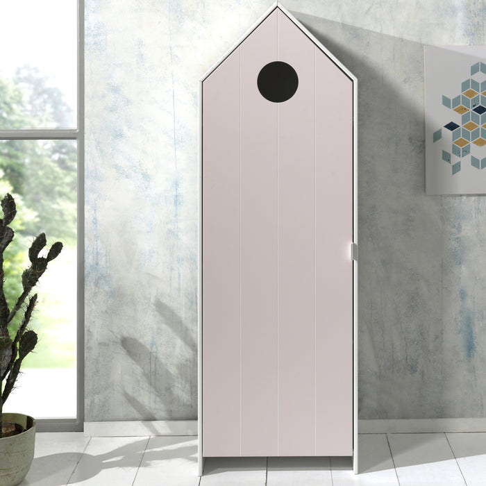 Vipack Casami Boekenkast en 2 Kasten met Deur - Wit/Roze