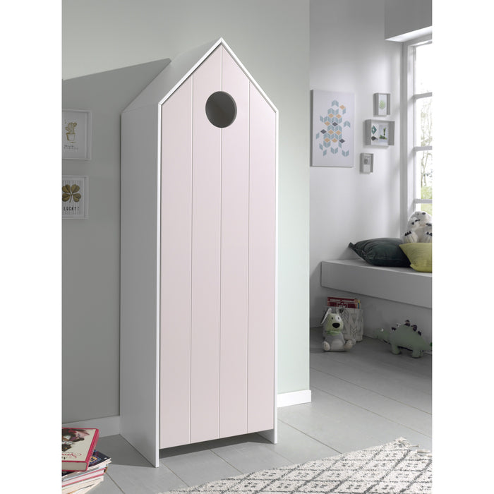Vipack Casami Boekenkast en 2 Kasten met Deur - Wit/Roze