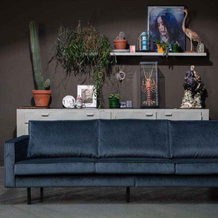WOOOD Rodeo 3-zitsbank - Velvet -  Teal