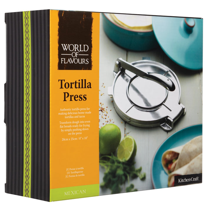 KitchenCraft Tortillapers - World of Flavours | Kitchen Craft