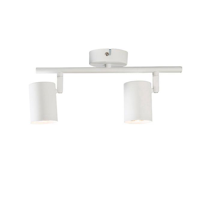 QAZQA Moderne spot wit 2-lichts kantelbaar - Jeana